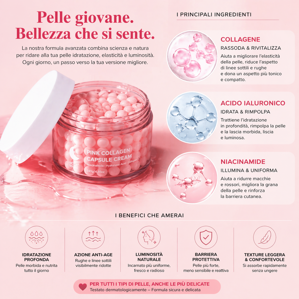 KIREVIA | Pink Collagen Capsule Cream